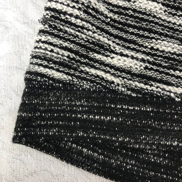 H&M Women’s Black & White Striped Sweater with 3/4 Length Sleeves Size M - Picture 8 of 15